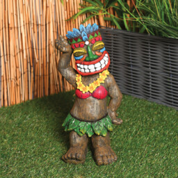 Tiki Statue Garden Figurine - Brown - Ornate Collection - Wilko - thumbnail 1