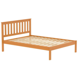 Denver King Size Pine Wooden Bed - Brown - Birlea - Wilko - thumbnail 3