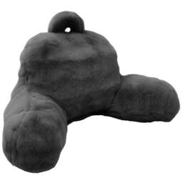 Sweet Dreams Alpine Charcoal Faux Fur Back Pillow 65 x 55cm - Size: 65 x 55 x 1cm - Wilko