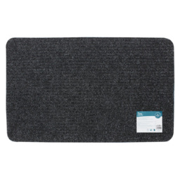JVL Delta Charcoal Indoor Door Mat 50 x 80cm - Grey - JVL Homewares - Wilko - thumbnail 3