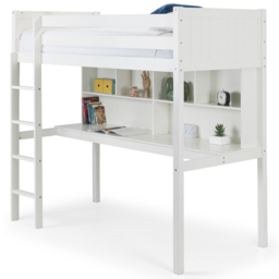 Julian Bowen Titan Single Surf White High Sleeper Workstation - Wilko - thumbnail 4