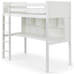 Julian Bowen Titan Single Surf White High Sleeper Workstation - Wilko - thumbnail 3