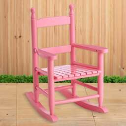 Premier Housewares Kids Pink Rocking Chair - Size: 47 x 37 x 56cm - Premier Kids - Wilko