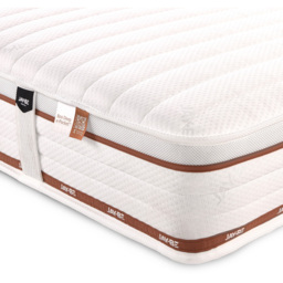 Jay-Be Ryze Small Double 800 Pocket Sprung e-Fibre Mattress with 3D Mesh Ventilated Border - White & Brown - Wilko - thumbnail 4