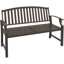 Outsunny 2 Seater Brown Garden Bench - Wilko - thumbnail 3