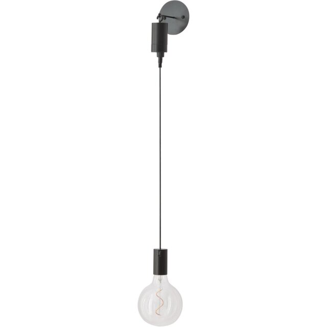 Battery Operated Adjustable Wall Light - Black - Wilko