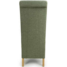 Shankar Krista Set of 2 Green Weave Dining Chair - Wilko - thumbnail 6