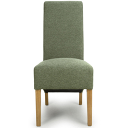 Shankar Krista Set of 2 Green Weave Dining Chair - Wilko - thumbnail 5
