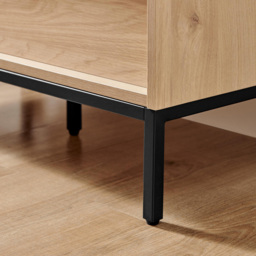 Furniturebox Sval 4 Drawer Oak Effect Wooden Chest of Drawers - Brown - Wilko - thumbnail 4