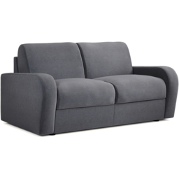 Jay-Be Deco 2 Seater Brushed Twill Admiral Sofa Bed with e-Sprung Mattress - Grey - Wilko - thumbnail 3