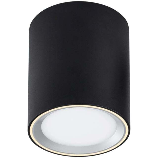Nordlux Fallon Long Black and Steel Surface Downlight - Size: 12 x 10 x 12cm - Wilko - image 1