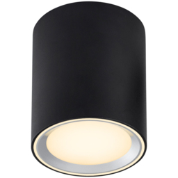 Nordlux Fallon Long Black and Steel Surface Downlight - Size: 12 x 10 x 12cm - Wilko - thumbnail 4