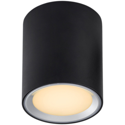 Nordlux Fallon Long Black and Steel Surface Downlight - Size: 12 x 10 x 12cm - Wilko - thumbnail 5