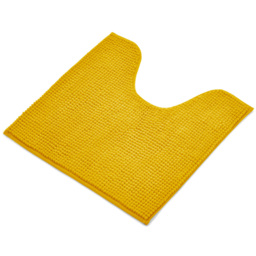 Mayfair Ochre Shaggy Noodle Bath Mat 50 x 80cm - Yellow - Wilko - thumbnail 4