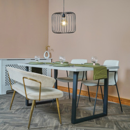 ValueLights Ridgway Matt Black Metal Wire Shade - Size: 32 x 38 x 38cm - Wilko - thumbnail 7