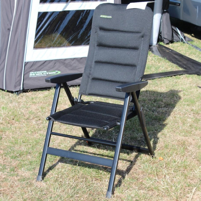 Outdoor Revolution Turin Black Air Mesh Chair - Size: 1 Seater - Wilko