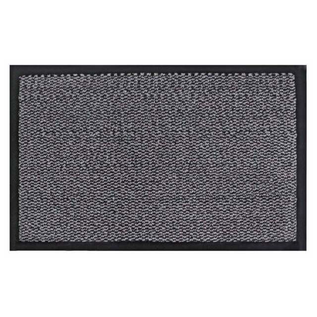 JVL Commodore Grey and Black Barrier Doormat - Size: 120 x 170cm - Multi - JVL Homewares - Wilko - image 1