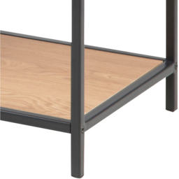Florence Seaford 4 Shelf Oak and Black Metal Bookcase - Furniture To Go - Wilko - thumbnail 7