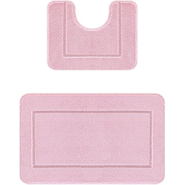 Chelsea 2 Piece Bath Mat Set - English Rose - Wilko