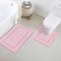Chelsea 2 Piece Bath Mat Set - English Rose - Wilko - thumbnail 4