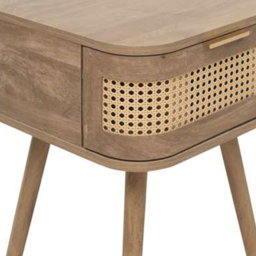 Birlea Noah Single Drawer Rattan Effect Bedside Table - Brown - Wilko - thumbnail 7