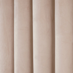 Vermont Velvet Blackout Curtain Natural 229cm - Divante - Wilko - thumbnail 5