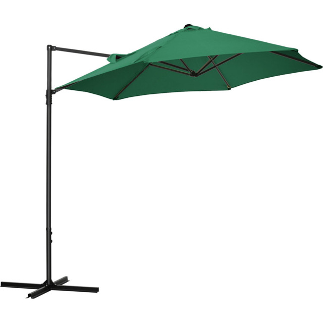 Outsunny 2.5m Garden Parasol Green - Size: 3m - Wilko - image 1