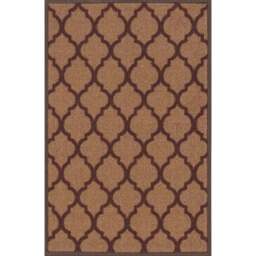 Desire Rugs Havana Beige Trellis Anti Slip Door Mat 80 x 50cm - Size: 50 x 80cm - Gold - Wilko