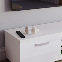 Vida Designs Cosmo 2 Door White TV Unit - Size: 40 x 160 x 38cm - Wilko - thumbnail 4