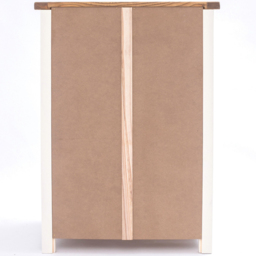 Cabinet Bits Lovere 5 Drawer White Brass Drop Handle Chest of Drawers - Wilko - thumbnail 7