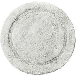 Allure Bath Fashions Marrakesh Dove Grey Round Non-Slip Bath Mat 65cm - Size: 65 x 65cm - Wilko