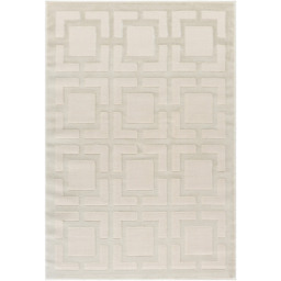 Desire Rugs Vellure Cream Metallic Sheen Maze Design Rug 60 x 220cm - Size: 220 x 60 x 1.1cm - Wilko - thumbnail 1