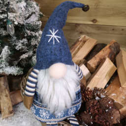 Samuel Alexander Blue Nordic Gnome Gonk 48cm - Size: 48 x 24 x 12cm - Wilko - thumbnail 4