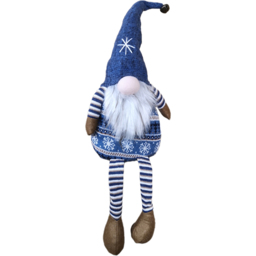 Samuel Alexander Blue Nordic Gnome Gonk 48cm - Size: 48 x 24 x 12cm - Wilko - thumbnail 1