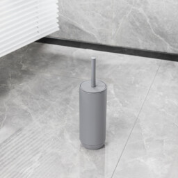 Plastic Toilet Brush Holder - Grey - Wilko - thumbnail 3