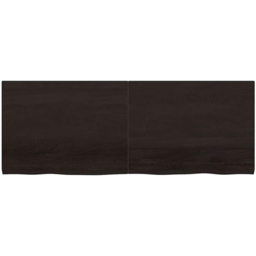 vidaXL 160 x 60 x 4cm Brown Wall Shelf - Size: 4 x 160 x 60cm - Wilko - thumbnail 4