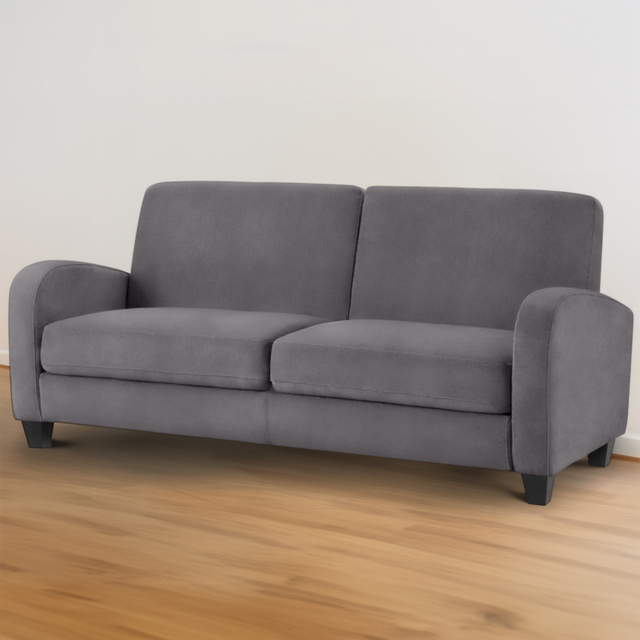 Julian Bowen Vivo 3 Seater Dusk Grey Chenille Sofa - Wilko - image 1