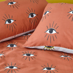 furn. Theia King Size Clay Pink Duvet Set - Wilko - thumbnail 4