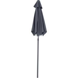 Charles Bentley Grey Metal Crank Parasol 2m - Wilko - thumbnail 5