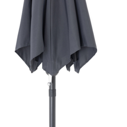 Charles Bentley Grey Metal Crank Parasol 2m - Wilko - thumbnail 6