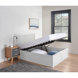 Home Treats King Size White Wooden Ottoman Bed - Wilko - thumbnail 7