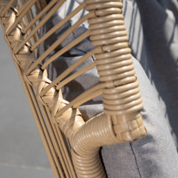Artemis Nestara Standing Egg Chair and Stool - Size: 132 x 89 x 93cm - Grey - Wilko - thumbnail 7