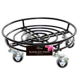 Tom Chambers Handcrafted Round Black Metal Garden Pot Stand 37cm - Size: 37 x 37 x 37cm - Wilko - thumbnail 4