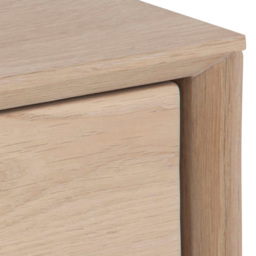 Florence Century Single Shelf Single Drawer Oak Wall Mounted Bedside Table - Brown - Furniture To Go - Wilko - thumbnail 6