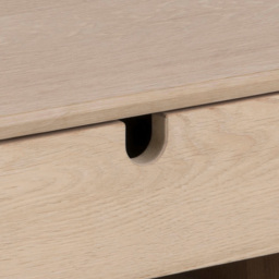 Florence Century Single Shelf Single Drawer Oak Wall Mounted Bedside Table - Brown - Furniture To Go - Wilko - thumbnail 7