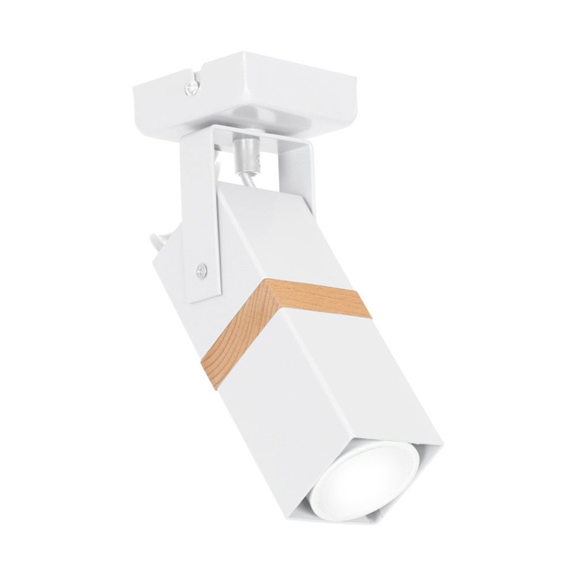 Milagro Vidar White Ceiling Lamp 230V - Size: 13 x 8 x 20cm - Wilko - image 1