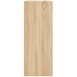 vidaXL 2 Door Sonoma Oak Wall Mounted Cabinet - Size: 90 x 69.5 x 34cm - Brown - Wilko - thumbnail 7