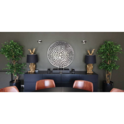 Leaf Twisted Trunk Japanese Fruticosa Ficus Artificial Tree in Plastic Pot 5ft - Size: 150 x 60 x 60cm - Green - Wilko - thumbnail 6