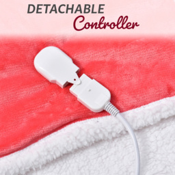 GlamHaus Dark Pink Electric Throw 160 x 130cm - Wilko - thumbnail 4