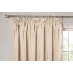 Chenille Taped Curtains - Natural/168cm/229cm - Size: W 66 x D 90cm - Divante - Wilko - thumbnail 4